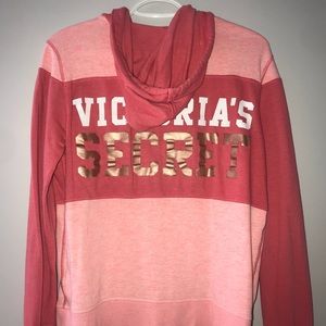 Victoria’s Secret Zip Up Hoodie.
